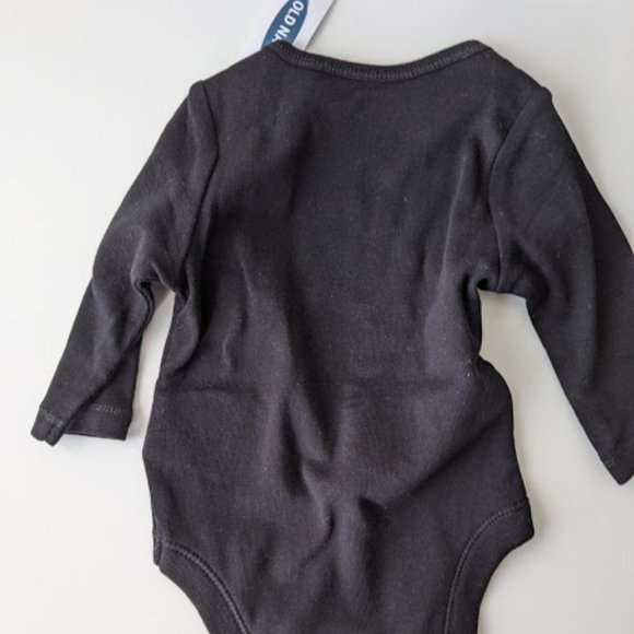 NWT Old Navy Black "FaBOOlous" Onesie 0-3m - Picture 5 of 5